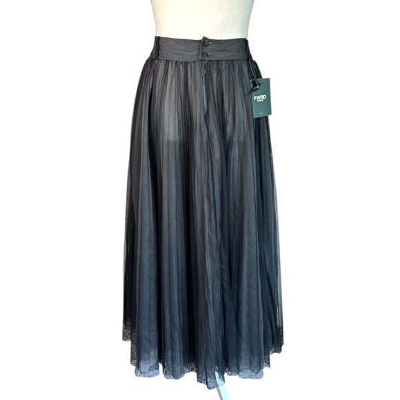 Chanel FWRD Renew 2002 Flowy Dress in Black 36 Womens 3 Pc Skirt Top Set Vintage - Picture 7 of 15